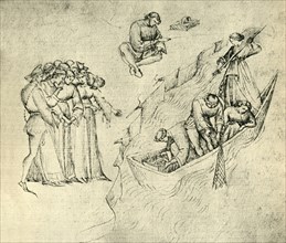 Fishermen, mid 15th century, (1943).
