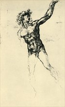 Male nude, 1503-1504, (1943).