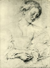 Young Woman with Folded Hands', 1629-1630, (1943).