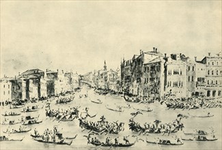 Regatta on the Grand Canal, Venice, mid-late 18th century, (1943).