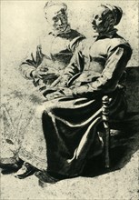 Two peasant women, mid 17th century, (1943).