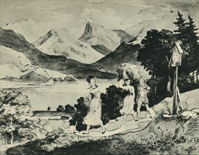 Lake Fuschl, Salzburg, Austria, 1823, (1943).