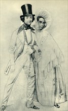 Paul and Amalie Taglioni, 1839, (1943).