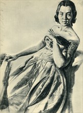 Woman at the piano, 1846, (1943).