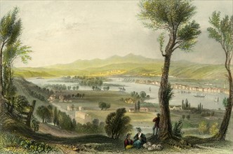 View from Mount Ida (Near Troy)', c1839.