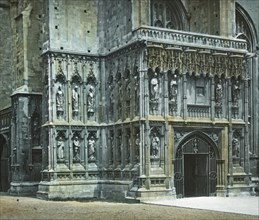 South West Porch, Canterbury Cathedral', c1890.