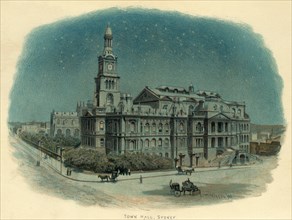 Town Hall, Sydney, New South Wales, Australia, 1896.