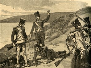 Capture of French Marshal Joachim Murat, Calabria, Italy, 1815 (c1890).