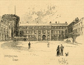 Lower Castle Yard, Dublin, Ireland, c1890.