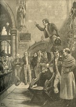 Election meeting in Ireland, 1826 (c1890).