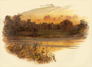 Newstead Abbey, Nottinghamshire, c1890.