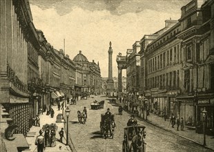 Grey Street, Newcastle-on-Tyne, c1890.