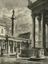 The Forum and Column of Trajan (restoration)', 1890.