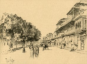 The Chandni Chowk, Delhi, India, c1890.