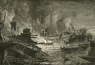 The Battle of Actium', 1890.