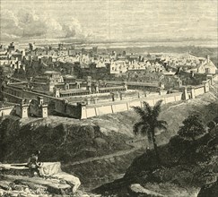 Jerusalem in the Time of Jesus Christ, Showing the Temple as restored by Herod the Great', 1890.