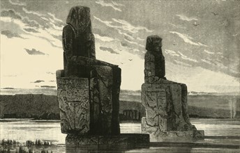 Colossal Staues at Thebes', 1890.