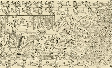 A Battle-Scene from the Rameseum at Thebes', 1890.