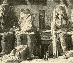 Rock-Temples at Abousimbel', 1890.