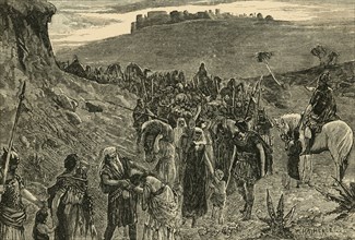 Israelites Going Into Capitvity', 1890.