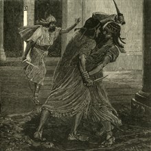 The Struggle Between Gomates and Gobryas', 1890.