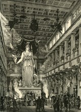 Interior of the Parthenon, Restored', 1890.