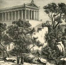 Temple of Poseidon at Kalauna', 1890.