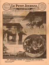 Start of the African hunting season,1931