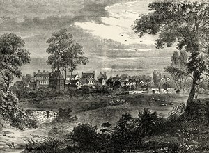 'Old View of Kensington, about 1750'