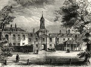 'West Front of Kensington Palace', c1876