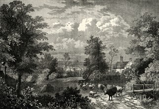 'Notting Hill in 1750', (c1876)