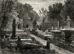 'Kensal Green Cemetery', c1876