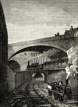 'Entrance to the Clerkenwell Tunnel from Farringdon Street', c1876