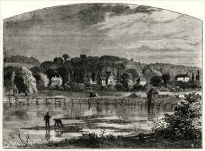 'Highgate Ponds', c1876