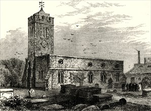 'Stoke Newington Church, 1750'