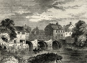 'Old Bow Bridge', c1876