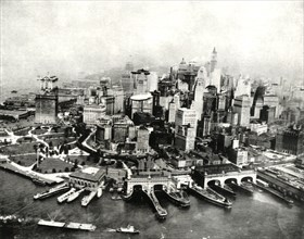 'The City of New York as seen from the air',1936