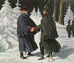 Yorck's meeting with the Russian General Diebitsch, 25 December 1812