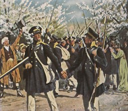 Departure of the army in the struggle for independence, Spring 1813