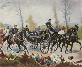 Emperor Napoleon is taken to see the king by Bismarck, 2 September 1870