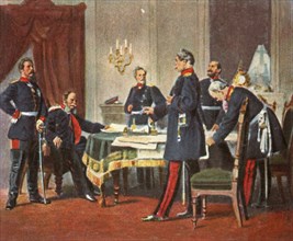 Council of war at Versailles,1870