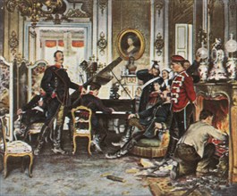In the Troops' Quarters outside Paris, 1870/71