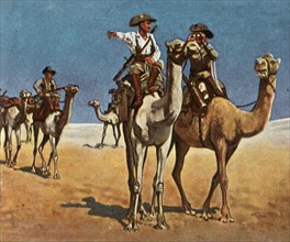 Pursuing the Simon-Copper-Hottentotts in the Kalahari Desert, 16 March 1908