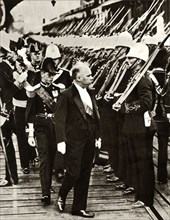 French President Raymond Poincaré with Edward, Prince of Wales
