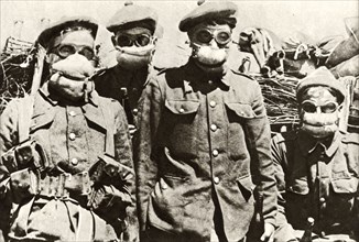 Early gas masks, First World War