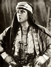 Rudolph Valentino in "The Sheik",1921