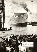 Launch of the 'Empress of Britain', Glasgow