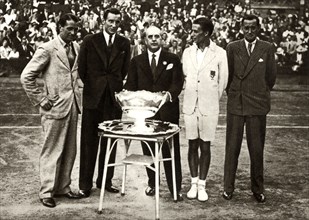 Great Britain wins the Davis Cup tennis championship, Paris