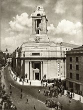 The opening of the Masonic Peace Memorial, Great Queen Street