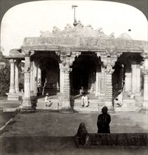 'Superb Marble Temples at Dilwarra, on Abu